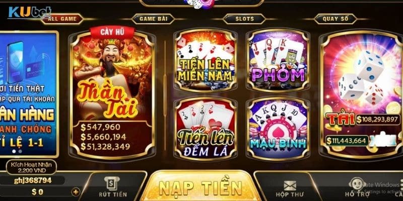 Giới thiệu game bài bài đổi thưởng giaicanh